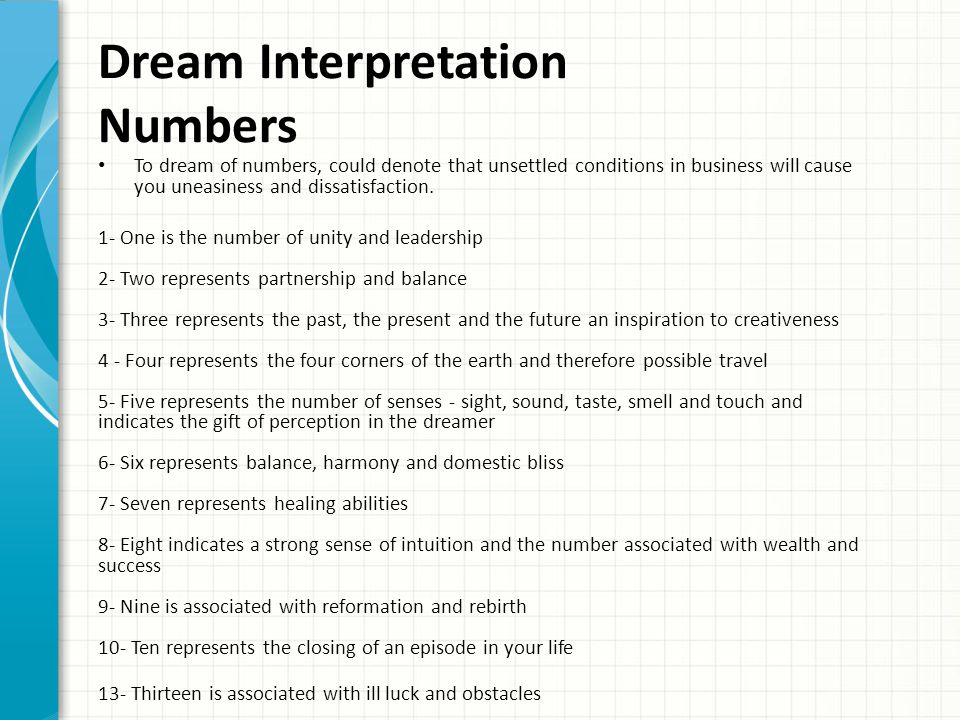 An analysis of the types causes and interpretations of dreams